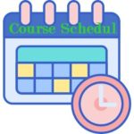 course schedule